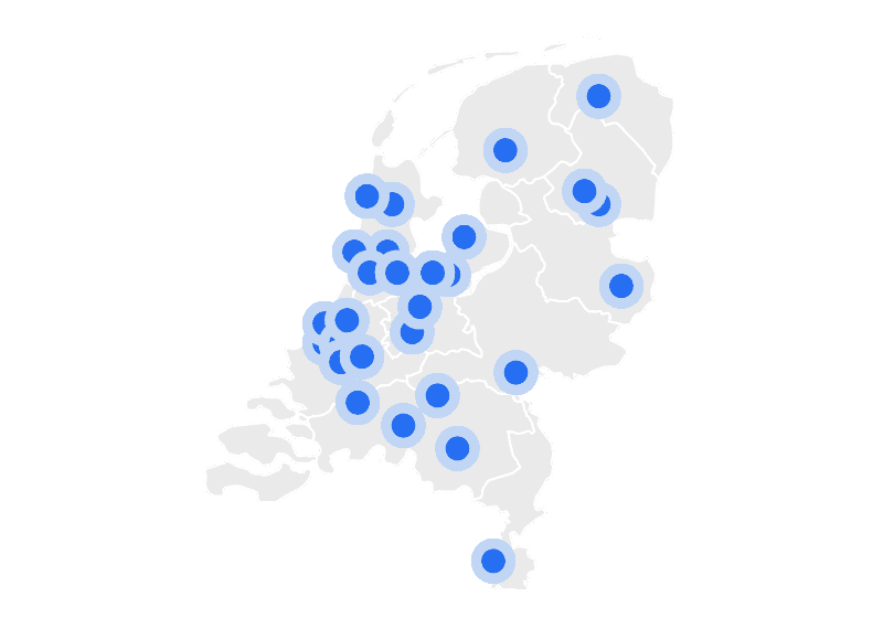 DR SMILE Netherlands Locations map 